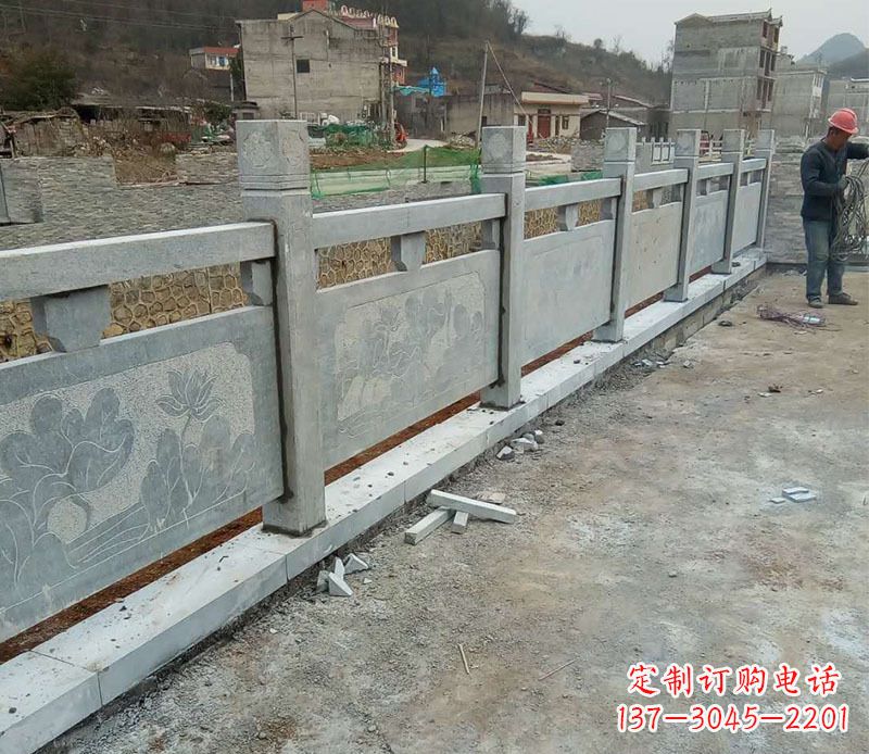 丽水园林仿古石栏板景观石雕 (5)