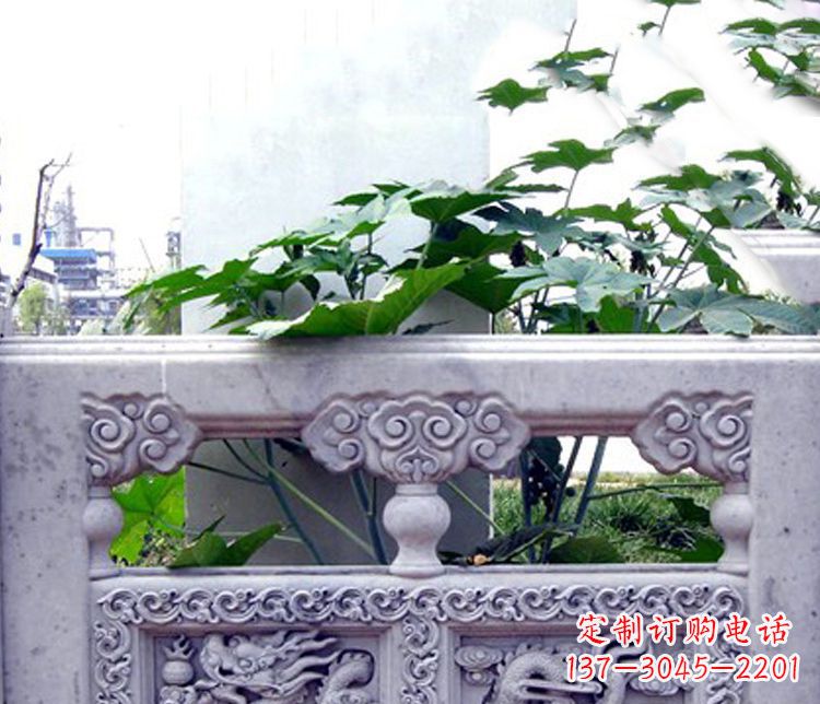丽水园林仿古石栏板景观石雕 (6)