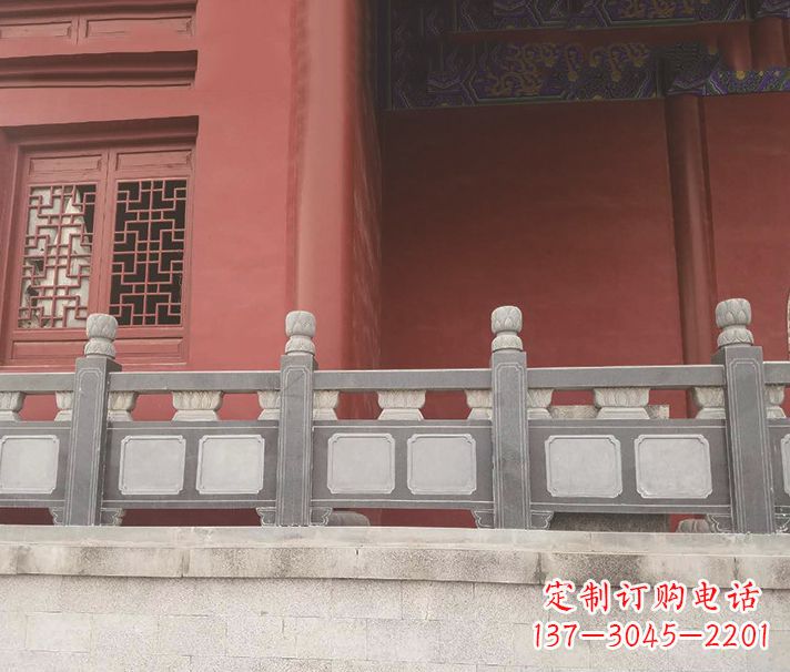 丽水园林仿古石栏板景观石雕 (8)