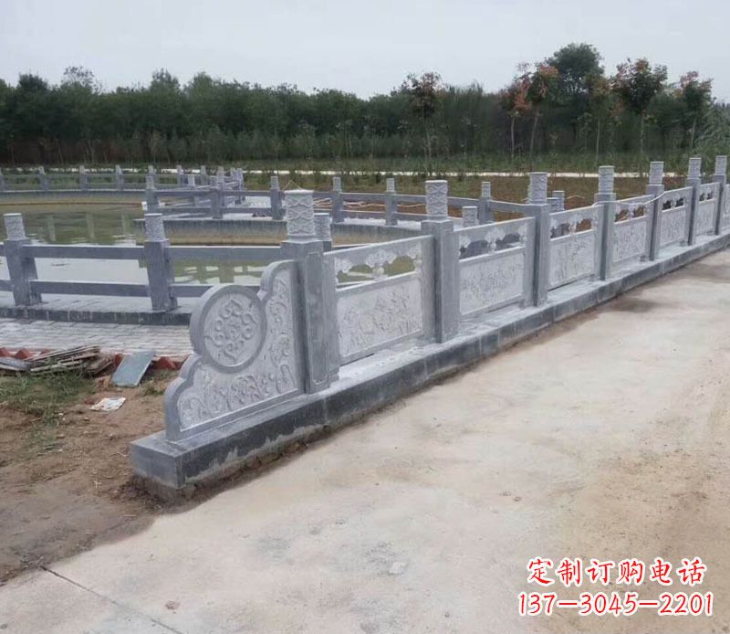 丽水园林仿古石栏板景观石雕 (11)