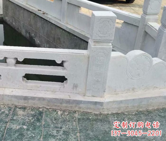 丽水园林景观大理石栏板雕塑 (7)
