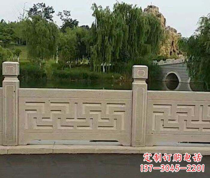 丽水园林景观大理石栏板石雕 (4)
