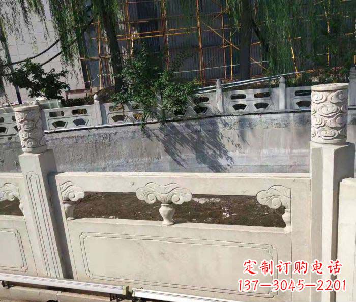 丽水园林景观大理石栏板石雕 (6)