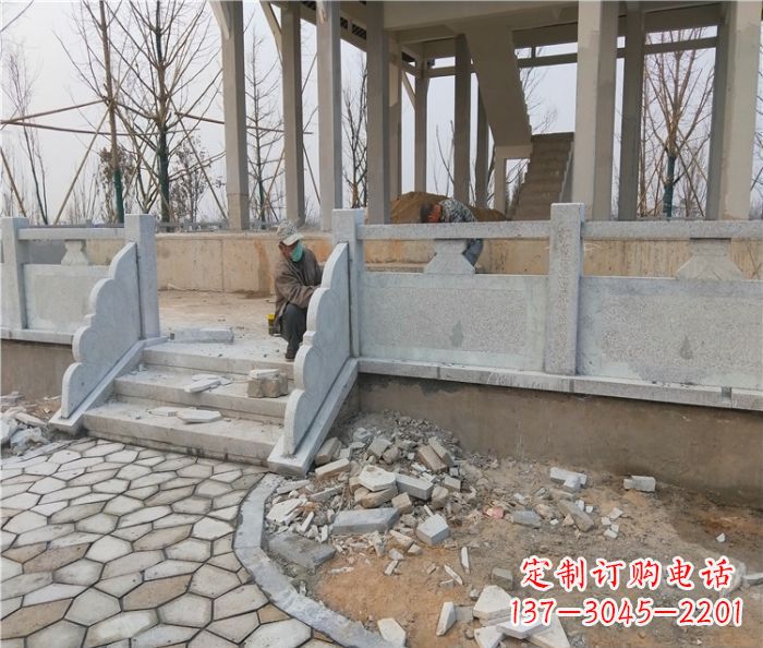 丽水园林景观大理石桥栏板石雕_2 (2)