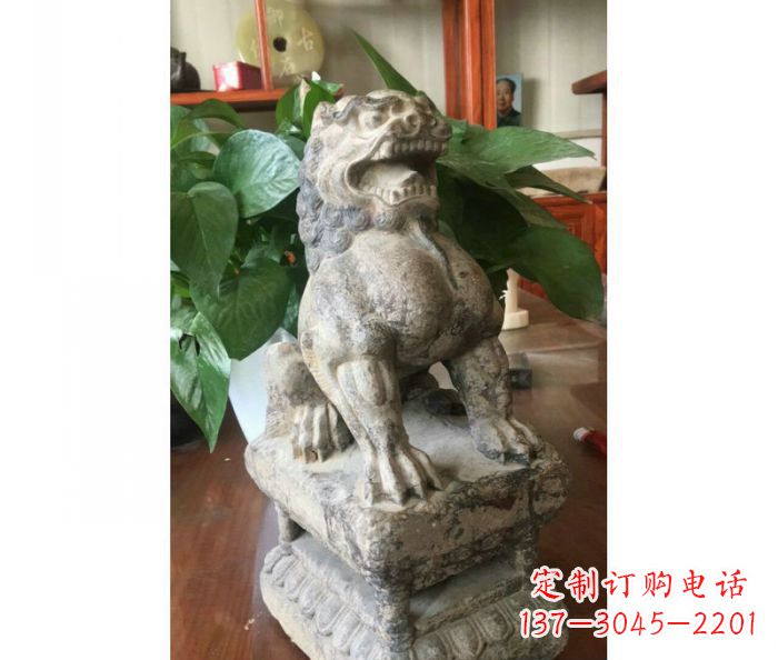 丽水园林景观大理石狮子石雕