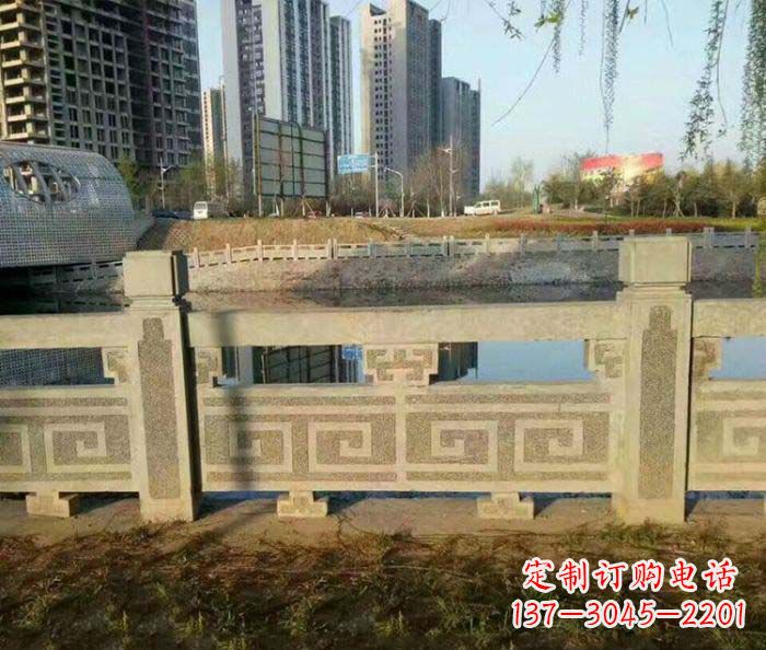 丽水园林景观仿古石雕栏板 (3)