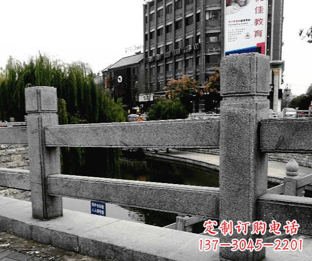 丽水园林景观仿古石雕栏板 (9)