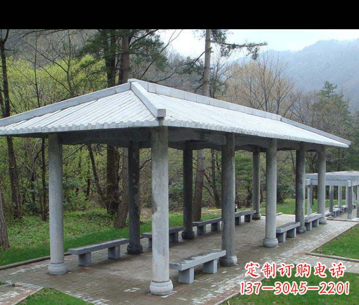 丽水园林景观仿古石雕长廊