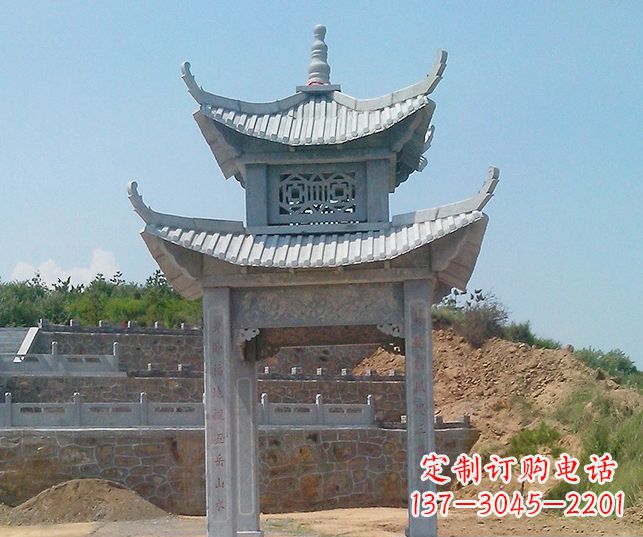 丽水园林景观仿古石雕凉亭