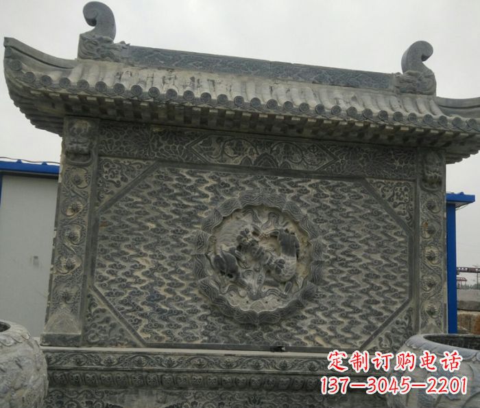 丽水园林景观仿古石雕影壁