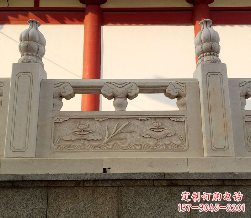 丽水园林石浮雕栏板景观石雕 (2)