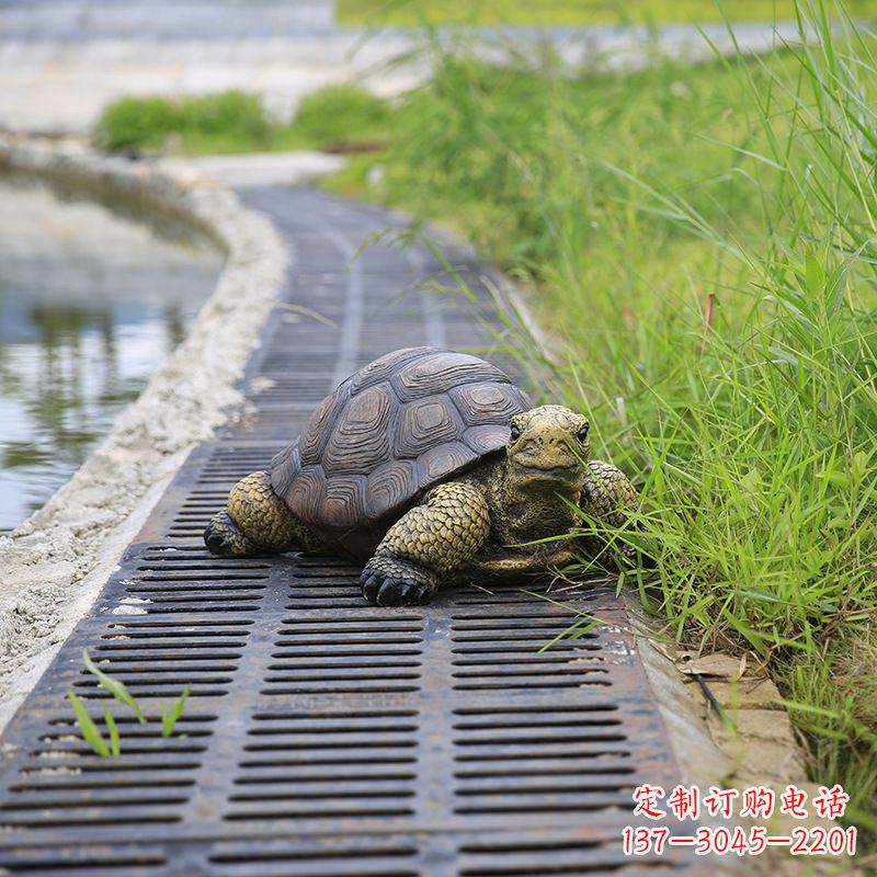 丽水园林水景动物仿真乌龟雕塑