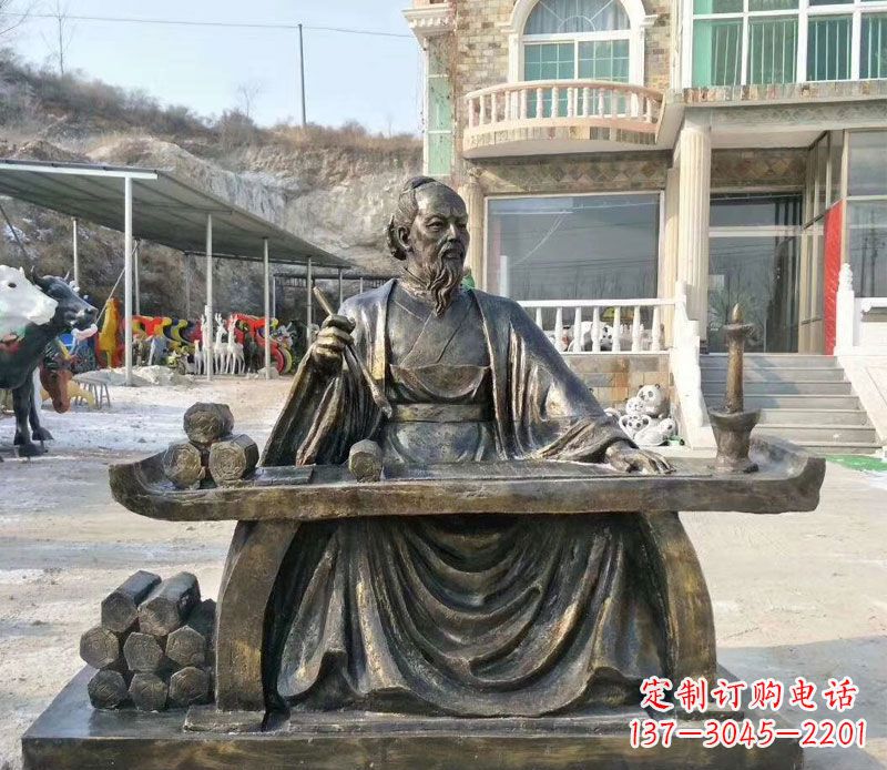 丽水张仲景铜公园雕