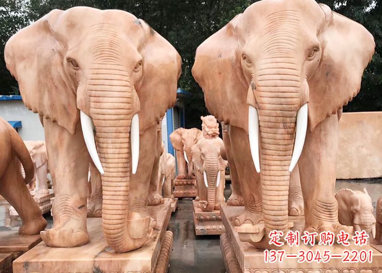 丽水招财大象石雕