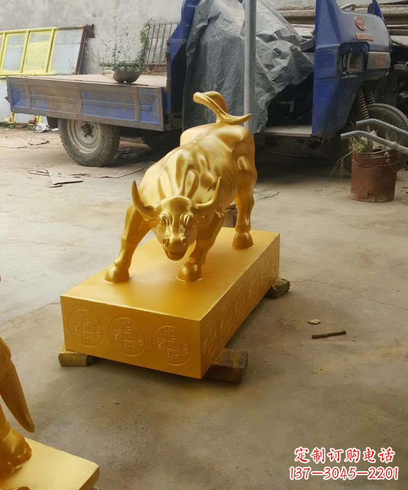 丽水招财铜牛雕塑