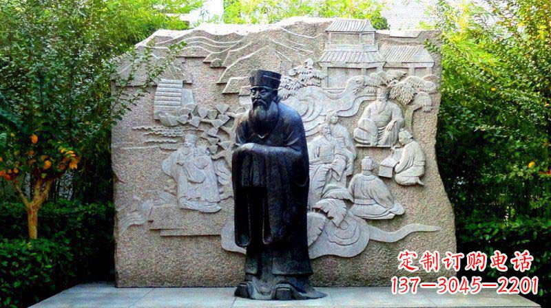 丽水朱熹古代名人铜雕_2