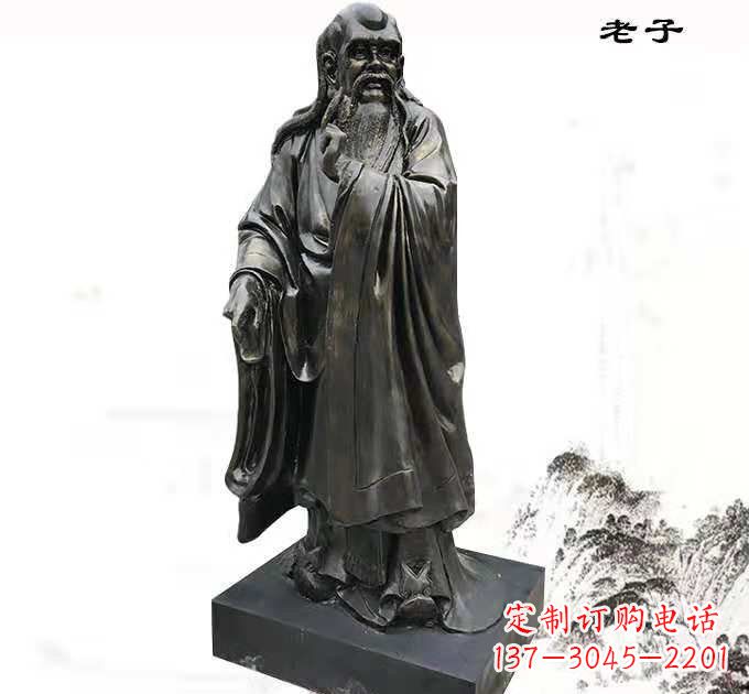 丽水铸铜老子雕塑