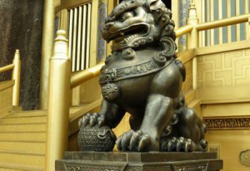 丽水铸铜狮子北京狮铜雕
