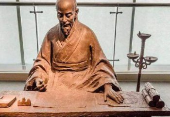 丽水祖冲之圆周率情景小品雕塑-中国古代数学家著名历史人物